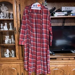 Ralph Lauren Plaid Duster